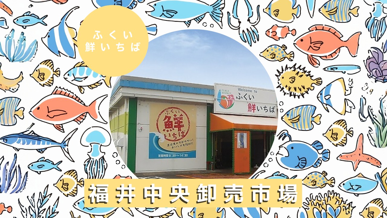 【中央工場のすぐ隣!】『ふくい鮮いちば』で味わう旬と海鮮と活気のある市場!