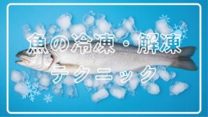 【保存版】魚を美味しく冷凍・解凍するテクニック｜味を落とさないプロの技